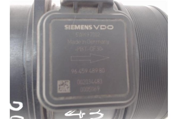 Recambio de caudalimetro para citroen c5 berlina 2.0 audace referencia OEM IAM (5WK97002) (9645948980) 