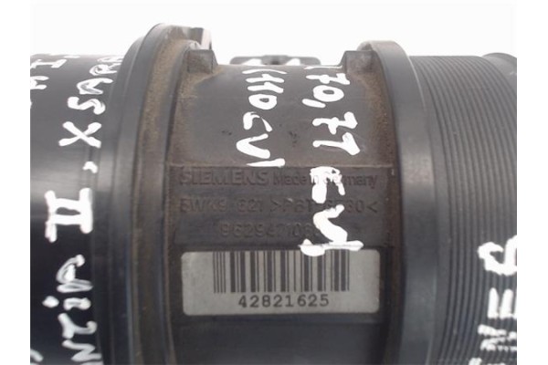 Recambio de caudalimetro para peugeot 406 berlina (s1/s2) referencia OEM IAM (5WK9621) (9629471080) 
