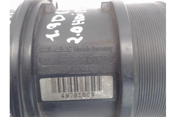 Recambio de caudalimetro para citroen berlingo referencia OEM IAM (5WK9621) (9629471080) 