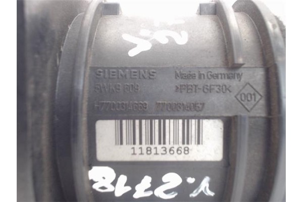 Recambio de caudalimetro para renault avantime referencia OEM IAM (5WK9609) (7700314057) 