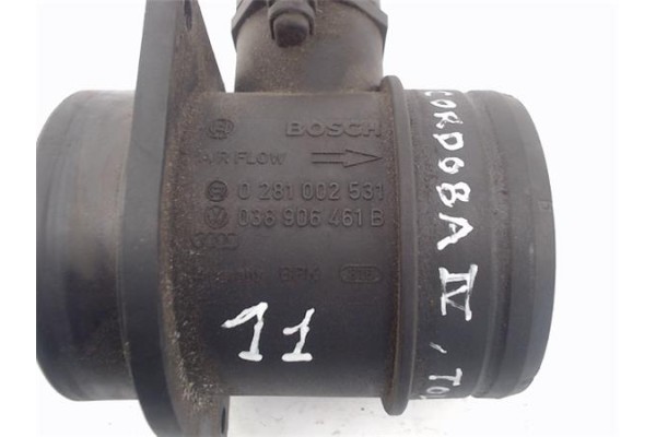 Recambio de caudalimetro para seat leon (1m1) 1.9 signo referencia OEM IAM (0281002531) (038906461B)  