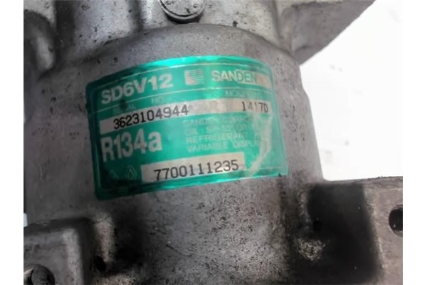 Recambio de compresor aire acond. para renault clio ii fase i (b/cb0) 1.9 1.2 16v alize referencia OEM IAM 7700111235 1417D 7701