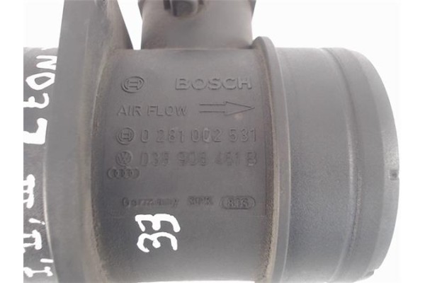 Recambio de caudalimetro para seat leon (1m1) 1.9 sport referencia OEM IAM (038906461B) (0281002531) 38906461B , AUDI | 38906461