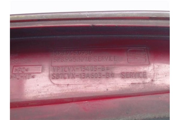 Recambio de piloto porton trasero izquierdo para seat altea xl (5p5) referencia OEM IAM 5P8945093D 13405B 