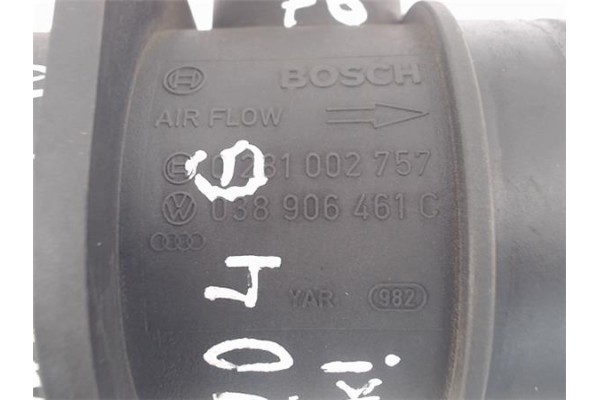 Recambio de caudalimetro para volkswagen polo iv (9n1) referencia OEM IAM (0281002757) (038906461C) 
