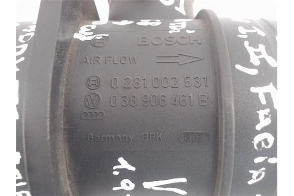 Recambio de caudalimetro para seat alhambra (7v9) 1.9 fancy referencia OEM IAM (0281002531) (038906461B) 