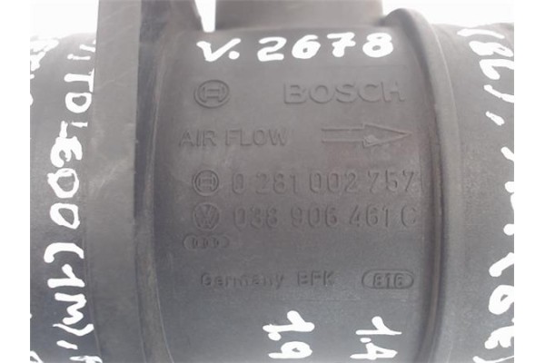 Recambio de caudalimetro para seat ibiza (6l1) referencia OEM IAM 0281002757  