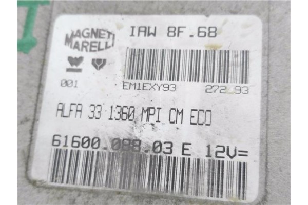 Recambio de centralita para alfa romeo 33 referencia OEM IAM IAW8F68 6160008803E 