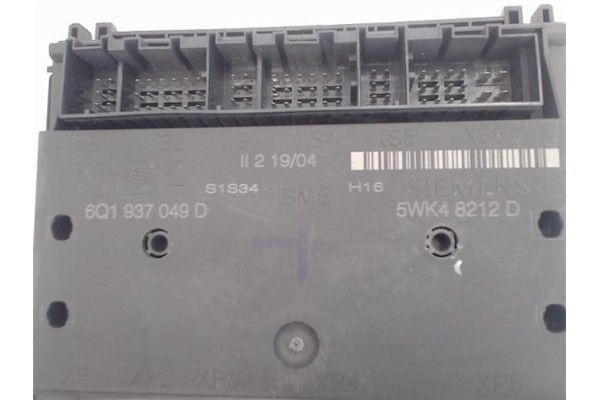 Recambio de centralita para seat ibiza (6l1) referencia OEM IAM 6Q1937049D 5WK48212D 