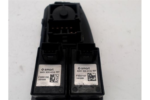 Recambio de botonera puerta delantero izquierda para smart fortwo coupe 0.8 fortwo coupe cdi (33kw) (451.300) referencia OEM IAM