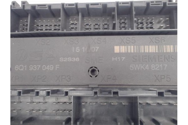 Recambio de centralita para seat ibiza (6l1) referencia OEM IAM 6Q1937049F 5WK48217 