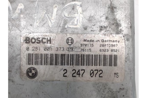 Recambio de centralita para bmw serie 5 berlina (e39) 2.5 525tds referencia OEM IAM 0281001373  