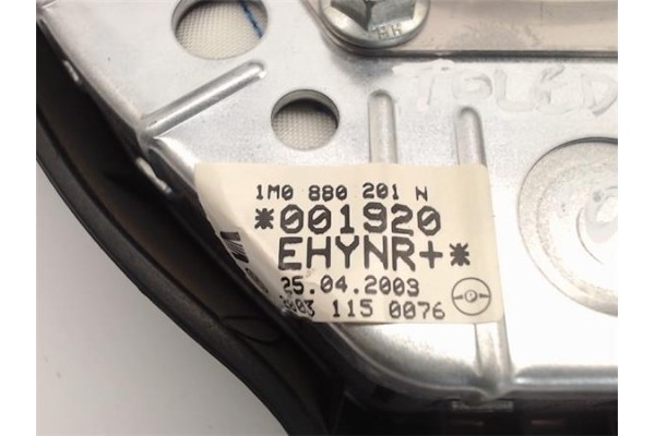 Recambio de airbag volante para seat toledo (1m2) referencia OEM IAM 1M0880201K  