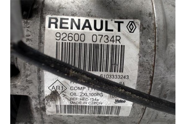 Recambio de compresor aire acond. para renault clio iv 0.9 limited referencia OEM IAM 926000734R 066612930662 926000217R , RENAU