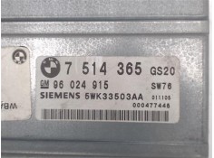 Recambio de centralita para bmw serie 3 berlina (e46) 2.0 320d referencia OEM IAM -7514365  