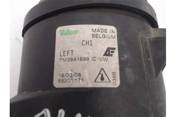 Recambio de faro antiniebla izquierdo para seat alhambra (7v9) referencia OEM IAM 7M3941699C 89201171 7M3941699B , SEAT | 123372