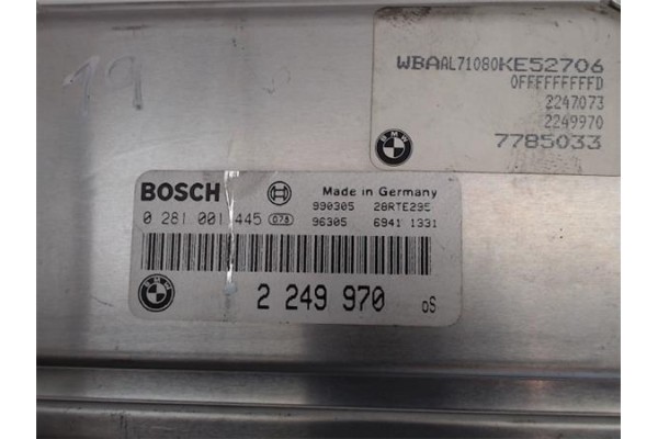 Recambio de centralita para bmw serie 3 berlina (e46) referencia OEM IAM -2249970  