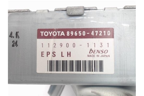 Recambio de centralita direccion asistida para toyota prius (nhw20) híbrido basis referencia OEM IAM (89650-47210)  