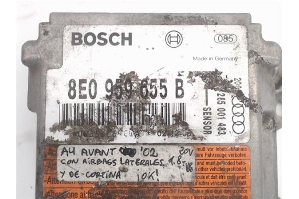 Recambio de centralita airbag para audi a4 avant (b5) referencia OEM IAM (8E0959655B) 0285001483 