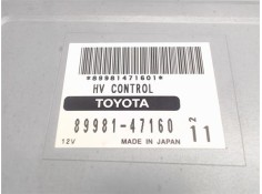 Recambio de centralita para toyota prius (nhw20) híbrido basis referencia OEM IAM (89981-47160)  