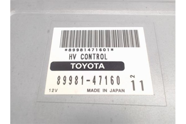 Recambio de centralita para toyota prius (nhw20) híbrido basis referencia OEM IAM (89981-47160)   Recambio de centralita para toyota prius (nhw20) híbrido basis referencia OEM IAM (89981-47160)