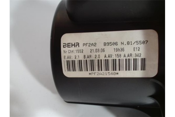 Recambio de motor calefaccion para citroen c4 berlina 1.4 16v referencia OEM IAM PF2A2 B9506 