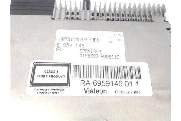 Recambio de radio / cd para bmw serie 1 berlina (e81/e87) 2.0 120d referencia OEM IAM 6959145  