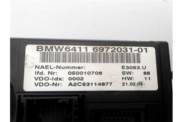 Recambio de mandos calefaccion / a.a. para bmw serie 1 berlina (e81/e87) 2.0 120d referencia OEM IAM 64116972031  