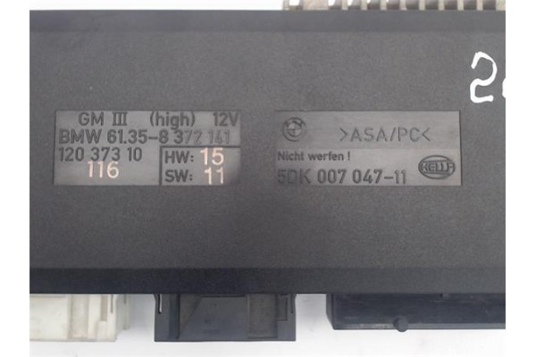 Recambio de centralita para bmw serie 5 berlina (e39) 2.0 520d lifestyle referencia OEM IAM (61358372141) (5DK007047-11) 