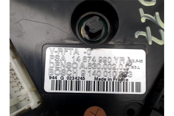 Recambio de mandos calefaccion / a.a. para citroen c8 2.2 hdi referencia OEM IAM 14874990yr 9140010393 