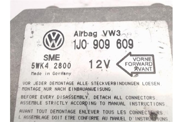 Recambio de centralita airbag para seat cordoba berlina (6k2) 1.9 dream (1997) referencia OEM IAM 1J0909609 5WK42800 