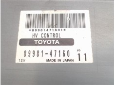 Recambio de centralita para toyota prius (nhw20) híbrido basis referencia OEM IAM (89981-47160)  