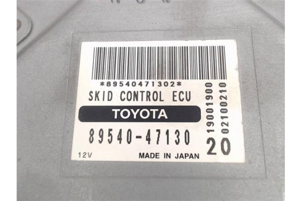 Recambio de centralita para toyota prius (nhw20) híbrido basis referencia OEM IAM (89540-47130)  