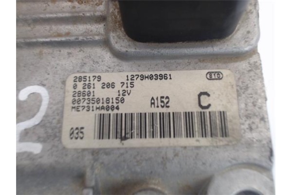 Recambio de centralita para alfa romeo 147 (190) 1.6 t.spark eco impression referencia OEM IAM (00735018150) (0261206715) 