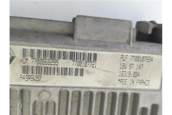 Recambio de centralita para renault clio i fase i / ii (b/c57) 1.2 (5/357y, 5/357k) referencia OEM IAM 7700868295 7700107694 