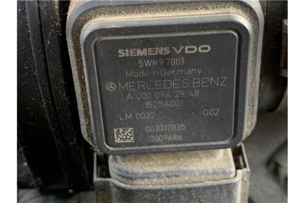 Recambio de caudalimetro para mercedes-benz clase a (bm 169) 2.0 a 180 cdi (169.007) referencia OEM IAM A0000942948 5WK97003 