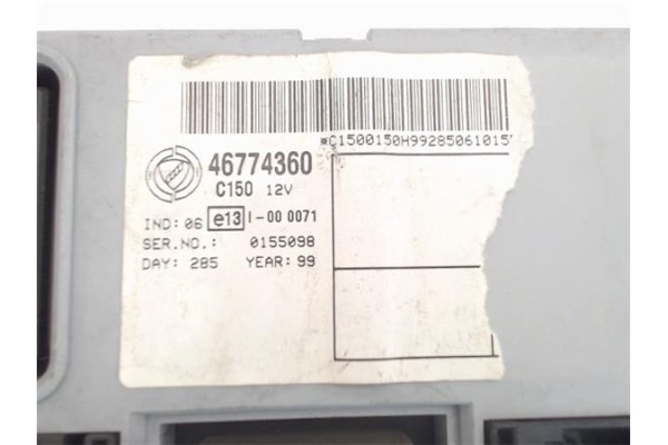 Recambio de centralita para fiat ii punto (188) berlina referencia OEM IAM (I-000071) (46774360) 