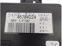 Recambio de centralita cierre para fiat stilo (192) 1.9 jtd 100 active referencia OEM IAM 46784224 NPP 1/F192 