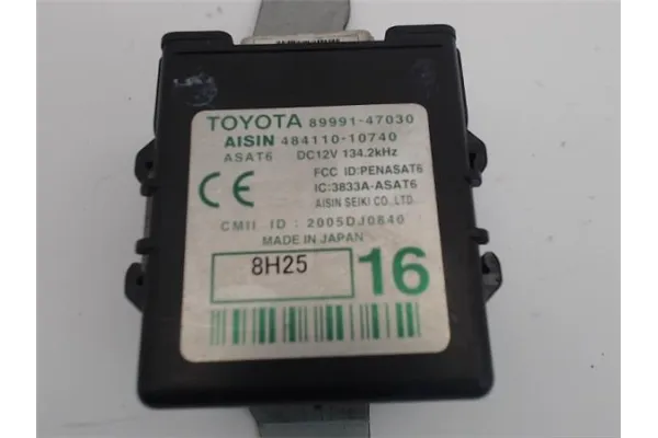 Recambio de centralita cierre puerta delantero izquierda para toyota prius (nhw20) híbrido basis referencia OEM IAM (89991-47030