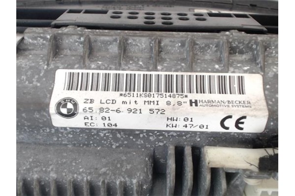 Recambio de pantalla para bmw serie 7 (e65/e66) 4.4 745i referencia OEM IAM 65826921572  