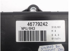 Recambio de centralita cierre para lancia ypsilon (101) 1.3 16v multijet dfn argento referencia OEM IAM 46779242 NPU/843 