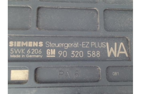 Recambio de centralita para opel corsa b 1.6 gsi 16v referencia OEM IAM 90320588 5WK6206 