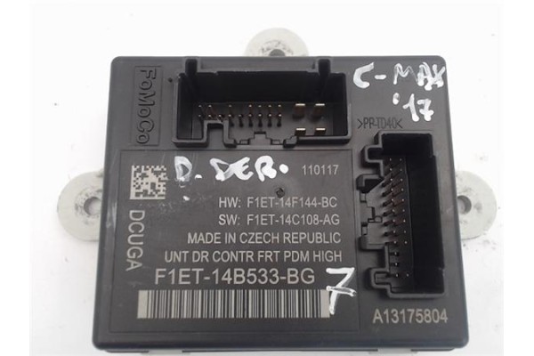 Recambio de centralita para ford grand c-max (ceu) referencia OEM IAM (F1ET14B533BG) (A13175804) (A13175804) 