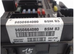 Recambio de caja fusibles/rele para peugeot 206 1.4 x-line clim referencia OEM IAM 9650664080 32078863/BSM-B3 