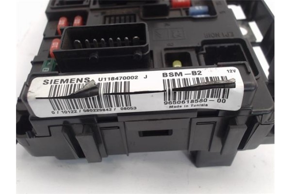 Recambio de caja fusibles/rele para citroen berlingo 1.6 hdi 92 sx plus combi referencia OEM IAM 9650618580 U118470002J/BSM-B2 