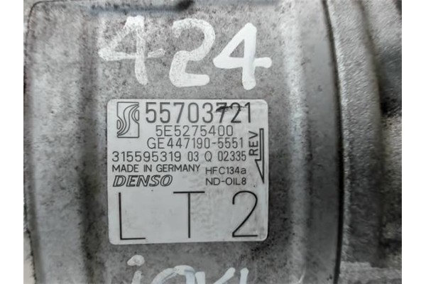 Recambio de compresor aire acond. para opel agila 1.0 enjoy referencia OEM IAM 555703721 4471905551 