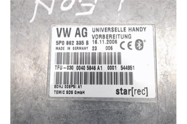 Recambio de centralita para seat leon (1p1) referencia OEM IAM 5P0862335B 00405846A1 