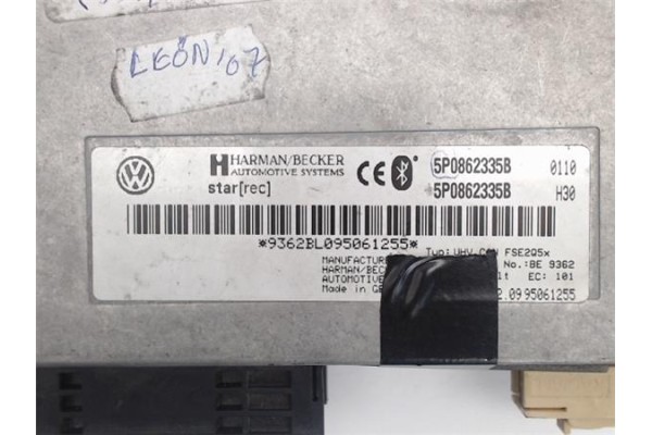 Recambio de centralita para seat leon (1p1) 1.9 reference referencia OEM IAM 5P0862335B 9362BL095061255 
