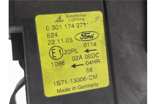Recambio de faro delantero izquierdo para ford mondeo iii (b5y) 2.0 tdci referencia OEM IAM 301174271 1307329064 