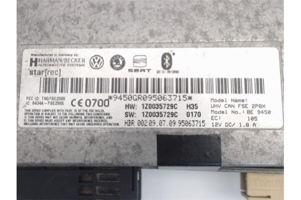 Recambio de centralita para seat leon (1p1) 1.4 sport referencia OEM IAM 1Z0035729C 0170 